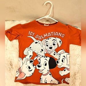 100 Dalmatians with Rhinestone Tshirt, women size Medium